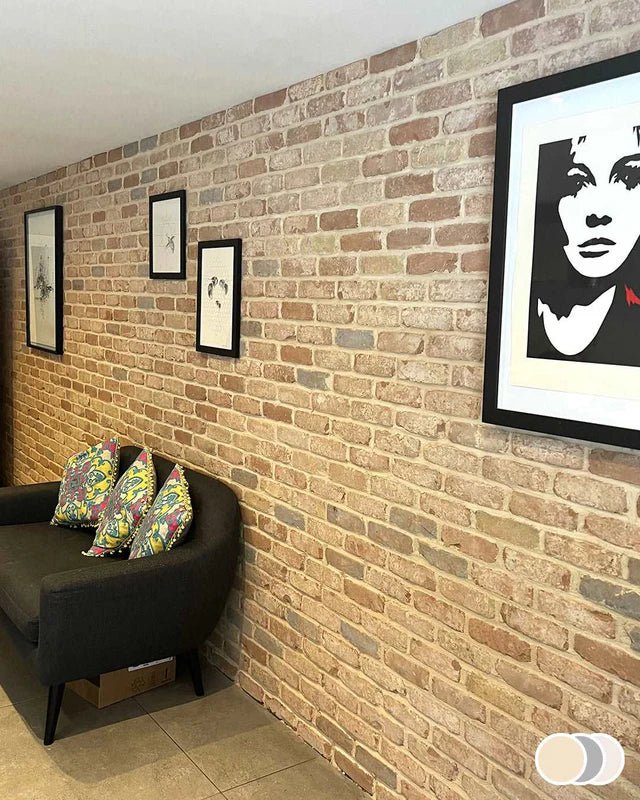 The Brick Tile Company Brick Slip Blend 6 Orange Buff - Pack of 35 - Trusted Building Supplies