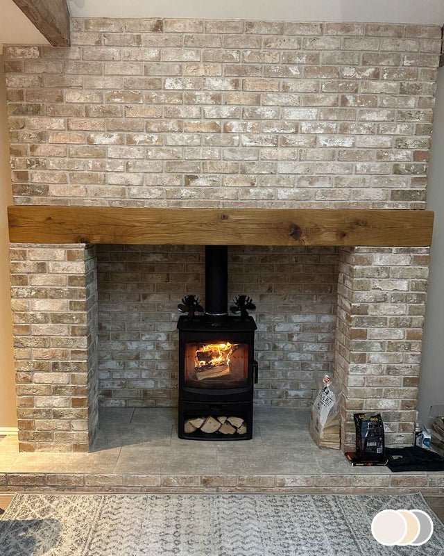 The Brick Tile Company Brick Slip Blend 71 Neutral Blend - Pack of 35 - Trusted Building Supplies