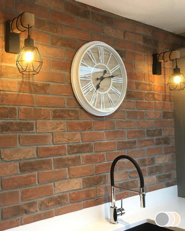 The Brick Tile Company Brick Slip Blend 89 Orange Brown - Pack of 35 - Trusted Building Supplies