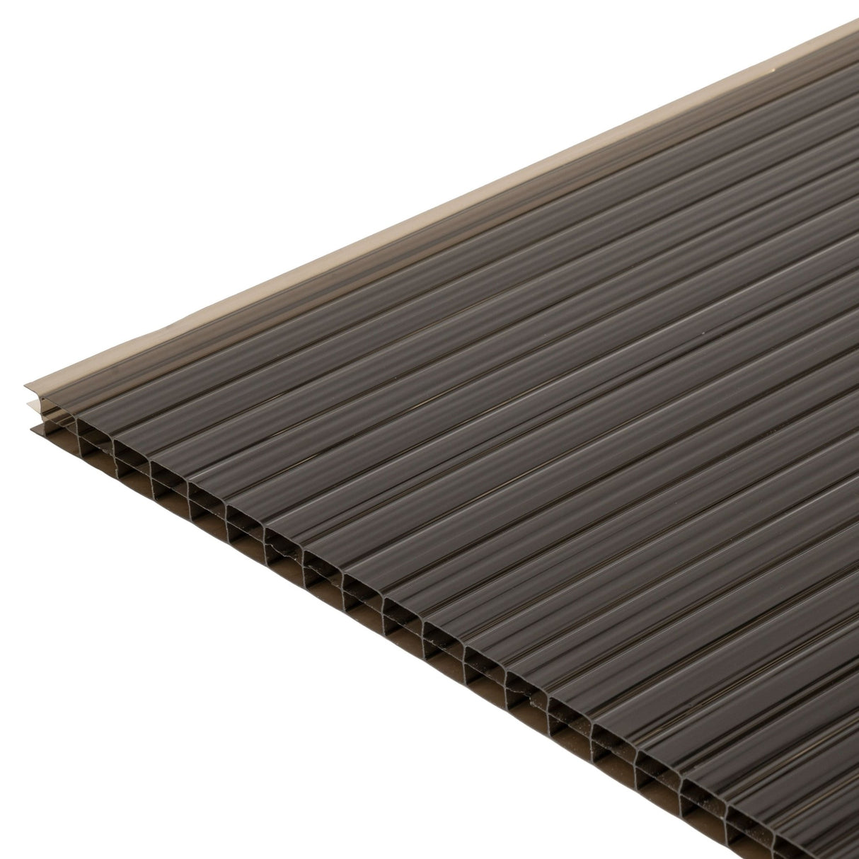Trusted 16mm Bronze Twinwall Polycarbonate Roofing Sheet - Trusted Building Supplies