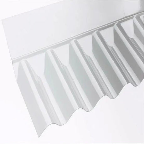 Vistalux Profile 3 Clear PVC Wall Flashing - 695mm - Trusted Building Supplies