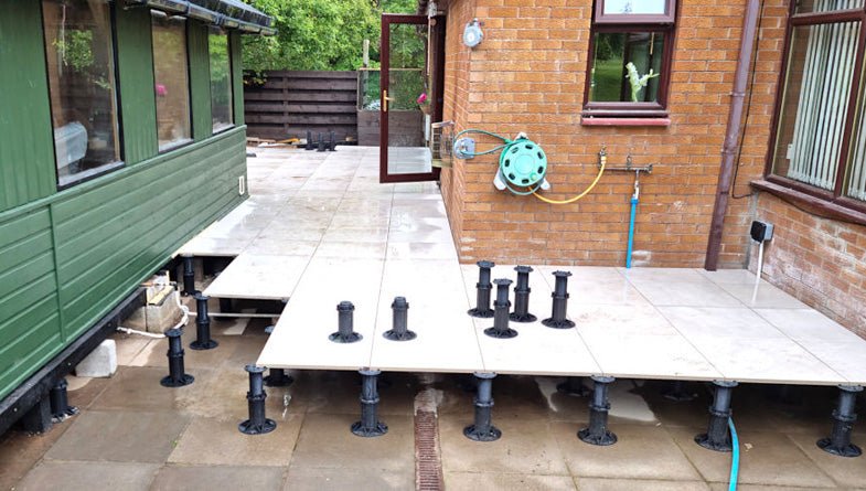 Wallbarn Universal Adjustable Decking & Paving Pedestals - Trusted Building Supplies