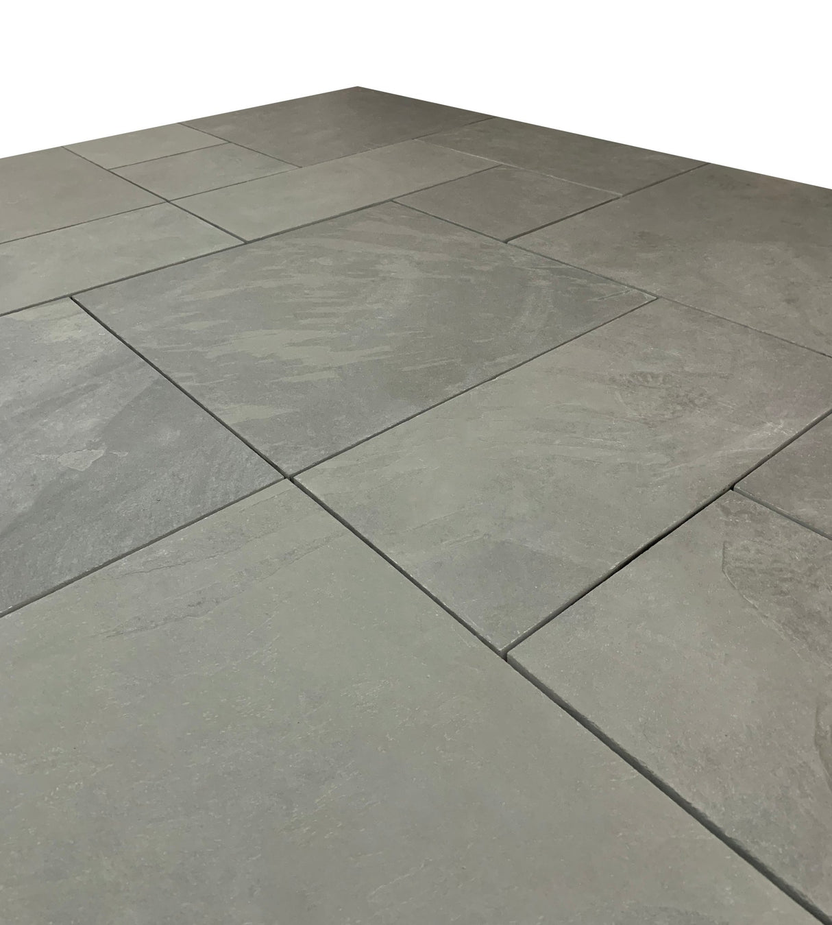 Westland Natural Brazilian Grey Green Natural Slate Patio Paving Kit - 17.7m2 - Trusted Building Supplies
