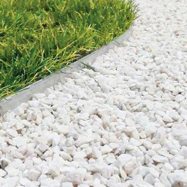 Dandy's Polar White Marble 18mm Chippings - Trusted Building Supplies