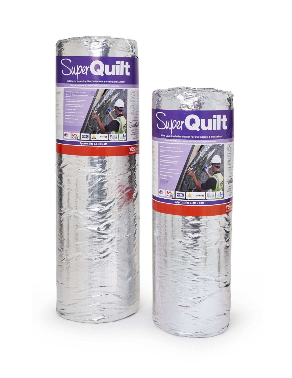YBS SuperQuilt Multi - Layer Thermal Foil Insulation Roll - Trusted Building Supplies
