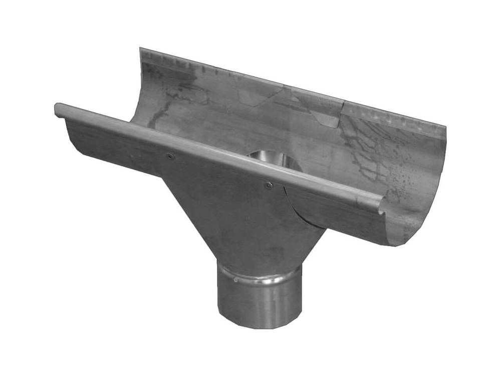 Zinc Gutta 125mm Half Round Natural Zinc Running Swiss Outlet - Trusted Building Supplies