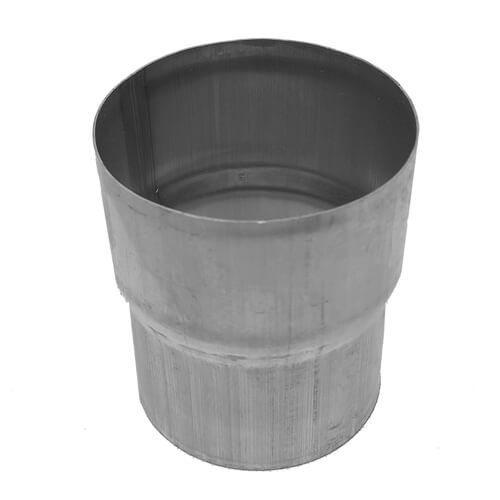 Zinc Gutta 80mm Round Natural Zinc Downpipe Connector - Trusted Building Supplies
