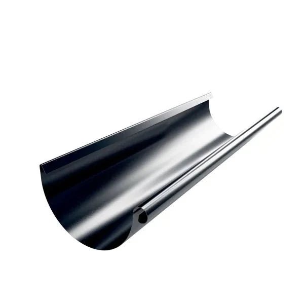 RoofArt 125mm Half Round Anthracite Grey Steel Guttering