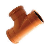 Aquaflow 160mm Underground Drainage Triple Socket Junction