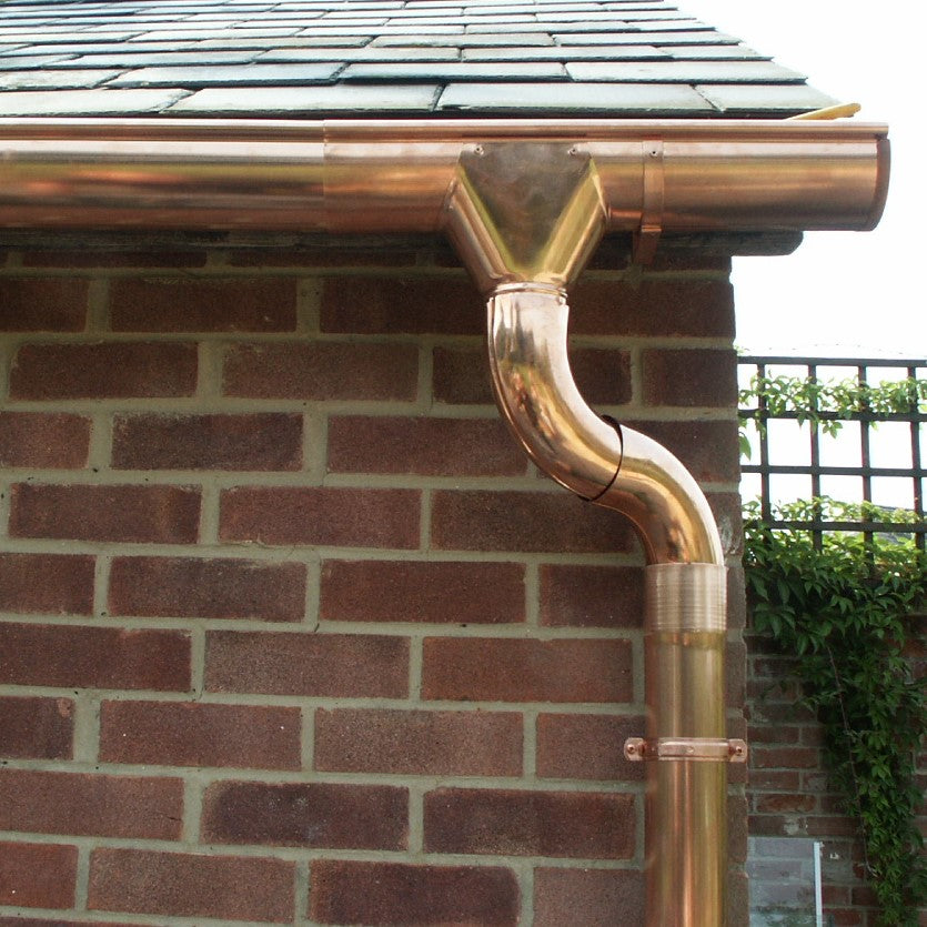 Coppa Gutta 125mm Half Round Copper Gutter - 2.4m