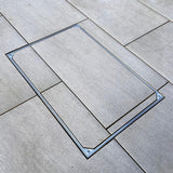 Alusthetic Double Sealed Aluminium Recessed Access Manhole Cover & Frame - 450mm x 450mm