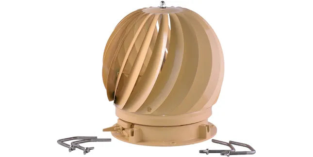 Brewer Anti-Downdraught Multi-Fuel Stainless Steel Aspirotor