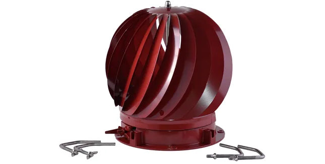 Brewer Anti-Downdraught Multi-Fuel Stainless Steel Aspirotor