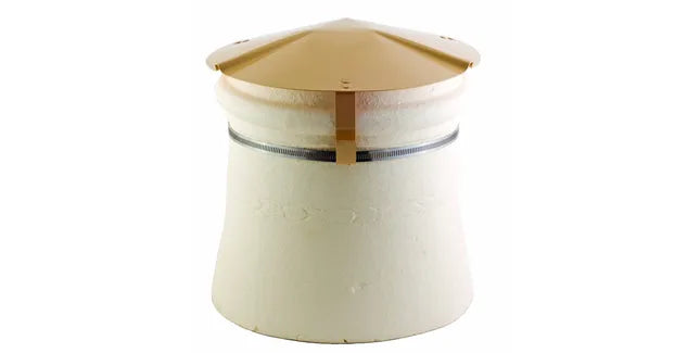 Brewer Round Aluminium Chimney Capper for Disused Chimneys