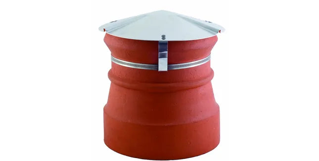 Brewer Round Aluminium Chimney Capper for Disused Chimneys