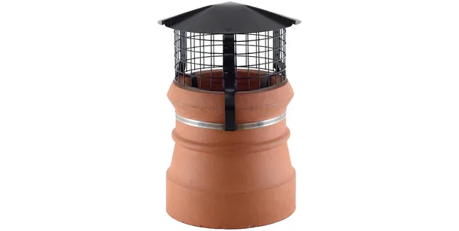 Brewer Round Strap Fix Solid Fuel Birdguard Chimney Cowl