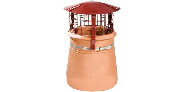 Brewer Round Strap Fix Solid Fuel Birdguard Chimney Cowl