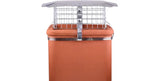 Brewer Square Solid Fuel Chimney Birdguard with Rain Cap