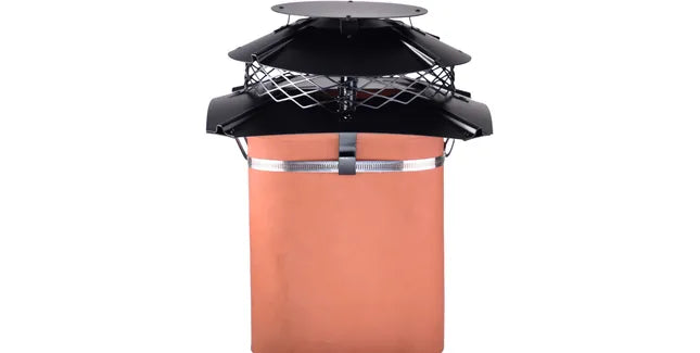 Brewer Ultimate Flue Outlet Square Multi-Fuel Chimney Cowl