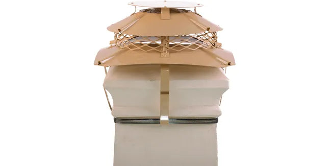 Brewer Ultimate Flue Outlet Square Multi-Fuel Chimney Cowl