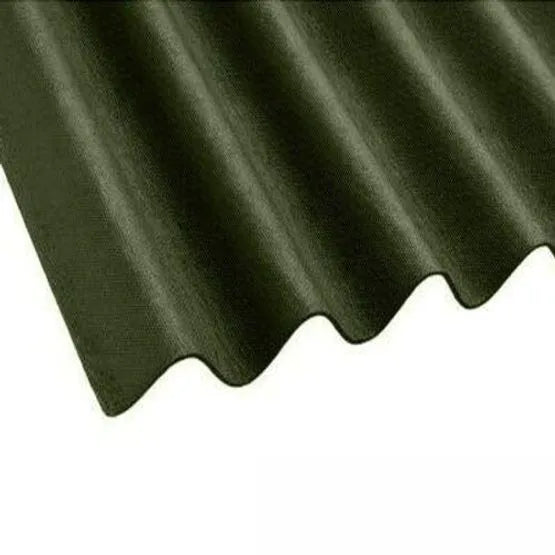 Coroline Green Corrugated Bitumen Roofing Sheet - 2000mm x 950mm