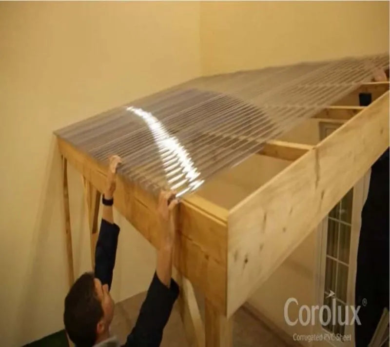Corolux Mini Translucent Corrugated PVC Roofing Sheets