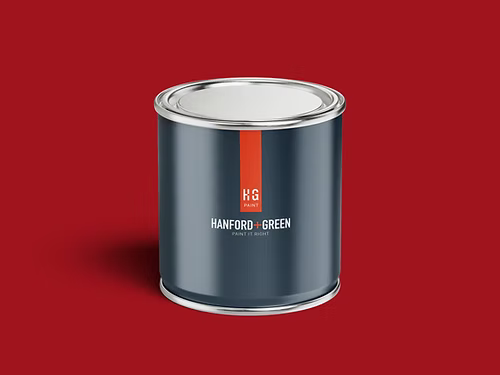 Hanford & Green Carmine Red Exterior Paint for UPVC Doors & Window