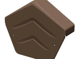 Manthorpe GDV SmartVerge PVCu Angled Ridge End Cap - Pack of 2