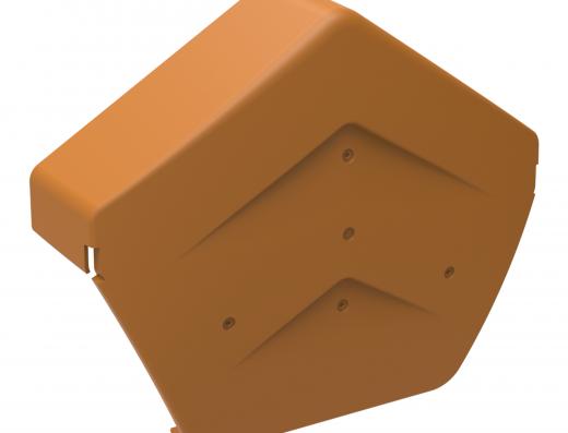 Manthorpe GPPV SmartVerge PP Angled Ridge End Cap -  Pack of 2