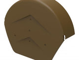 Manthorpe GPPV SmartVerge PP Round Ridge End Cap -  Pack of 2