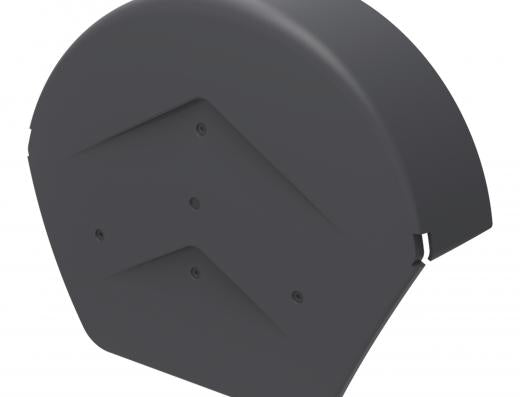 Manthorpe GPPV SmartVerge PP Round Ridge End Cap -  Pack of 2