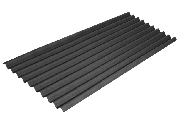Onduline Anthracite Grey Corrugated Bitumen Roofing Sheet - 2000mm x 950mm
