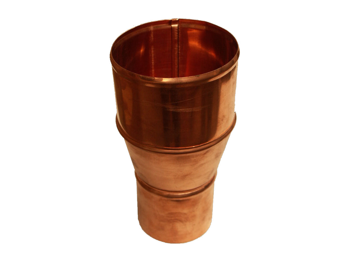 Coppa Gutta 80mm Round Copper Downpipe Reducer