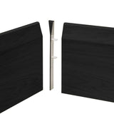 Roomline uPVC Chamfered Skirting Board Internal Corners - Pack of 4 - Trusted Building Supplies
