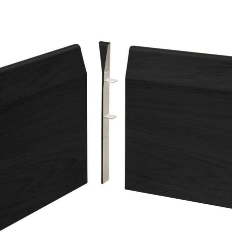 Roomline uPVC Chamfered Skirting Board Internal Corners - Pack of 4 - Trusted Building Supplies