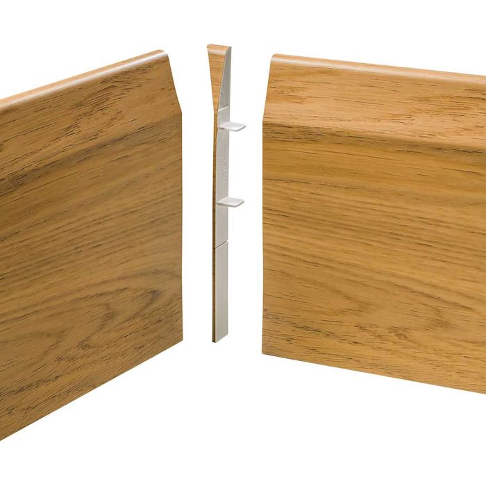 Roomline uPVC Chamfered Skirting Board Internal Corners - Pack of 4 - Trusted Building Supplies