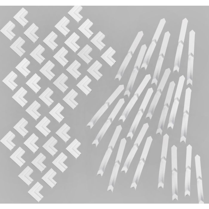 Roomline uPVC Ogee Door Architrave Fitting Kit - Trusted Building Supplies