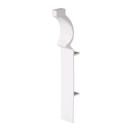 Roomline uPVC Ogee Skirting Board Internal Corners - Pack of 4 - Trusted Building Supplies