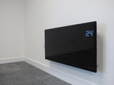 ThermoSphere Flat Glass Panel Heater 2000W - Black - Trusted Building Supplies