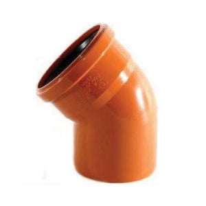 Aquaflow 160mm Underground Drainage Single Socket Bend