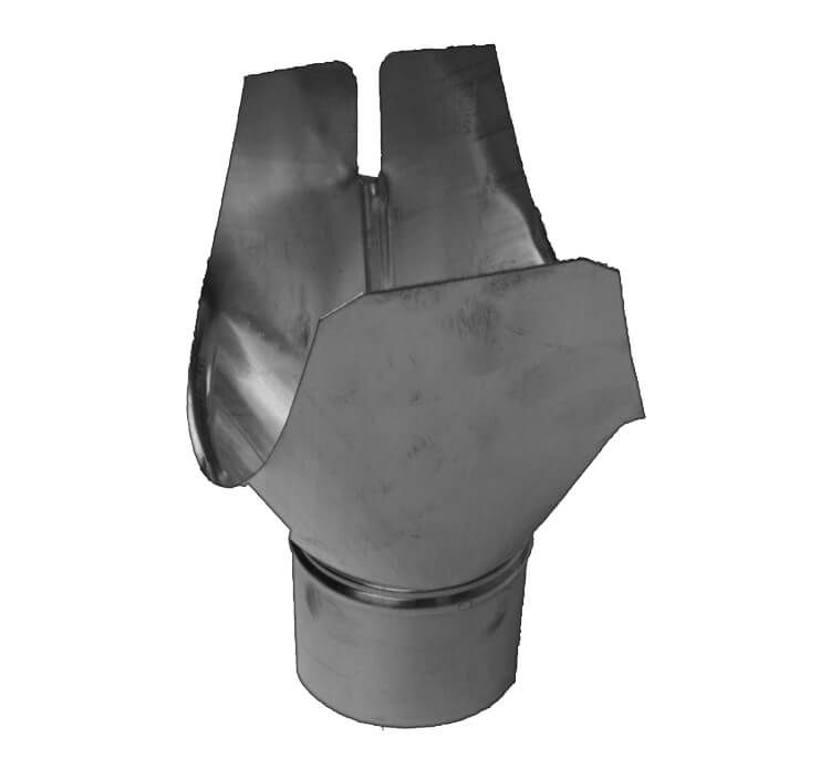 Zinc Gutta 125mm Half Round Natural Zinc Swiss Outlet