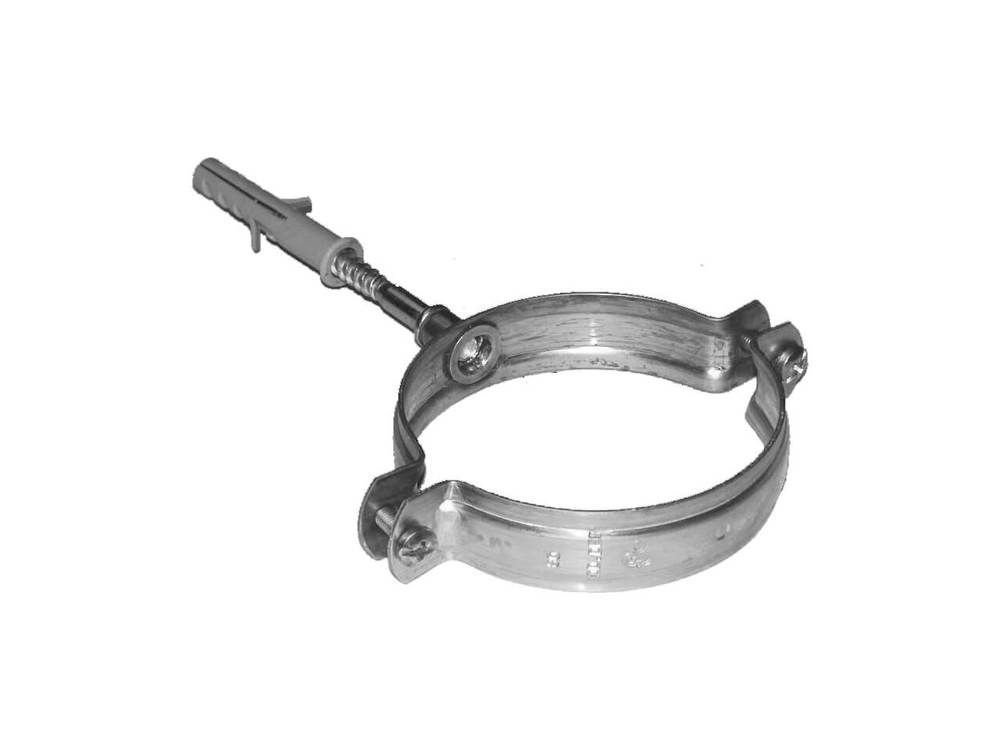 Zinc Gutta 80mm Round Natural Zinc Downpipe Clip