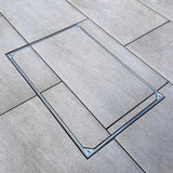 Alusthetic Double Sealed Aluminium Recessed Access Manhole Cover & Frame - 300mm x 300mm - Trusted Building Supplies