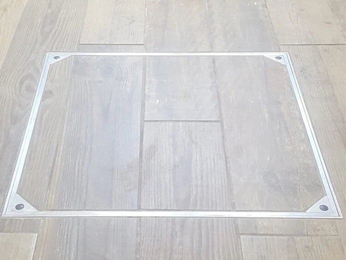 Alusthetic Triple Sealed Shallow Aluminium Recessed Access Manhole Cover & Frame - 600mm x 450mm - Trusted Building Supplies
