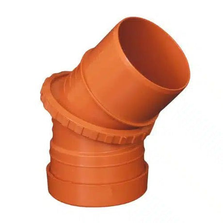 Aquaflow 110mm Underground Drainage Double Socket Adjustable Bend - Trusted Building Supplies
