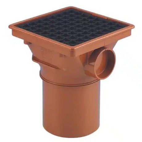 Aquaflow 110mm Underground Drainage Square Hopper - Trusted Building Supplies