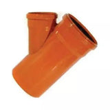Aquaflow 160mm x 110mm Underground Drainage Double Socket Junction - Trusted Building Supplies
