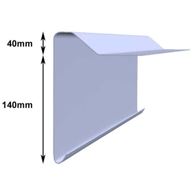 B300 Fibreglass Roofing Raised Edge GRP Trim - Trusted Building Supplies
