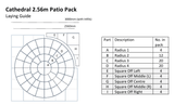 Bowland Stone Cathedral Barley Circle Patio Kit - Trusted Building Supplies