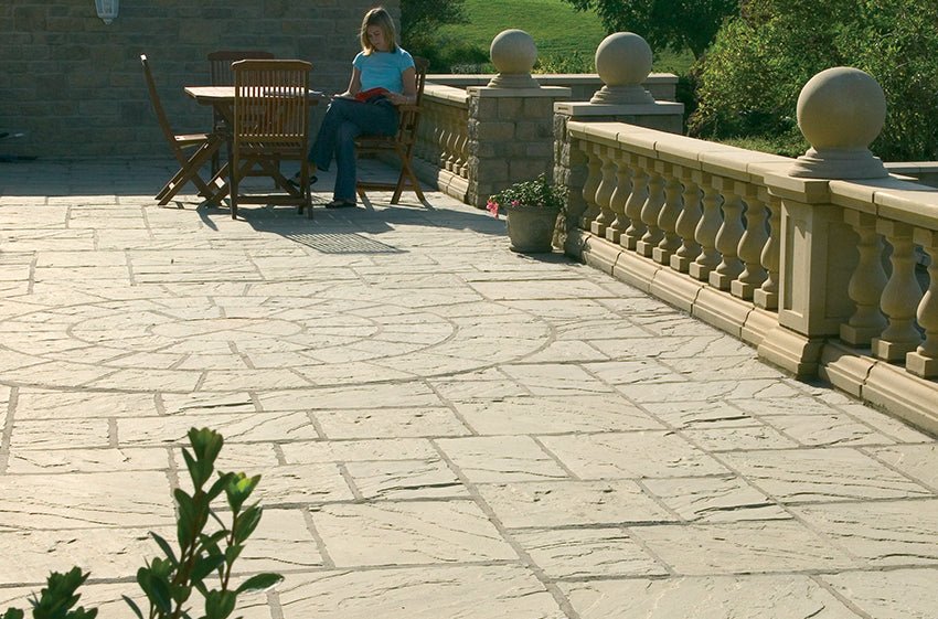 Bowland Stone Cathedral Weathered York Concrete Paving Slabs - Trusted Building Supplies